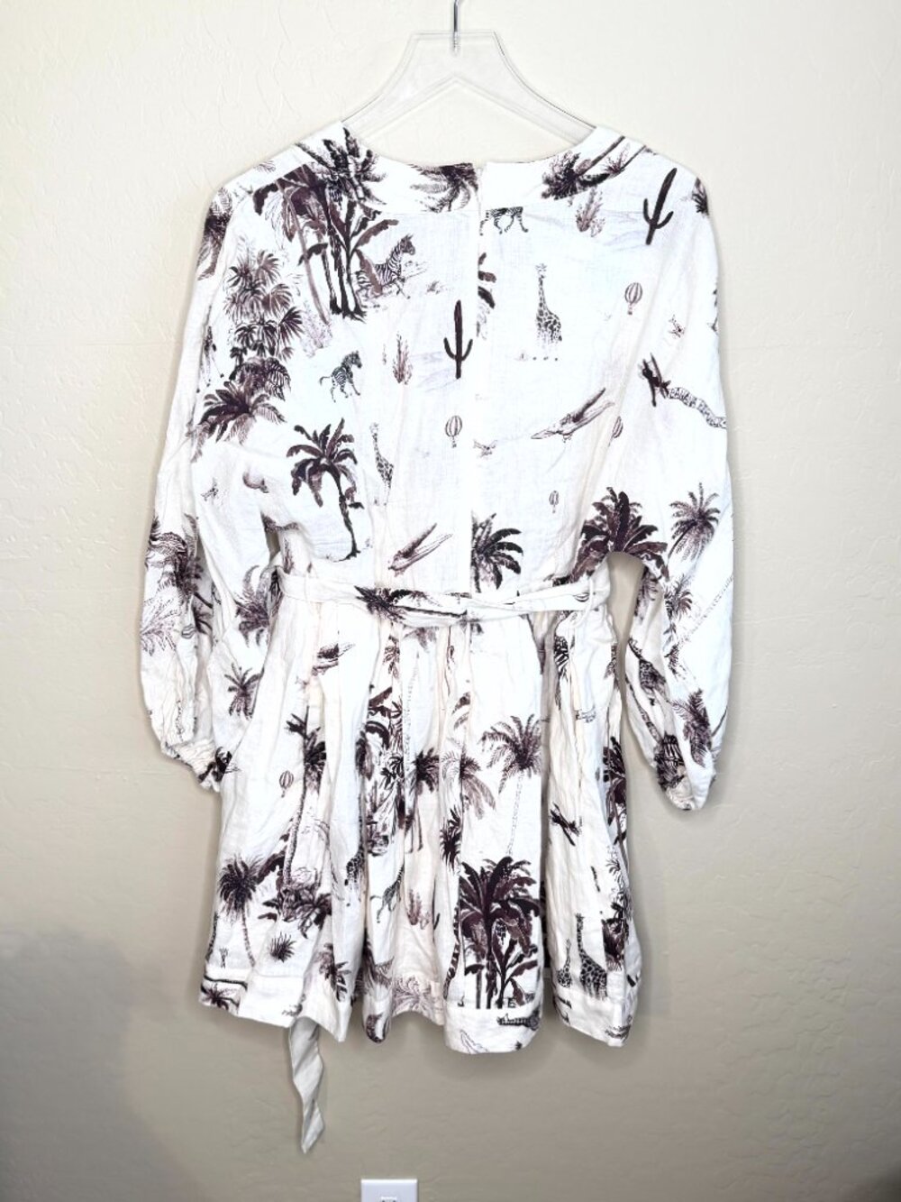Banana Republic Lightweight Linen Mini Flowy Dress Large - Picture 11 of 11